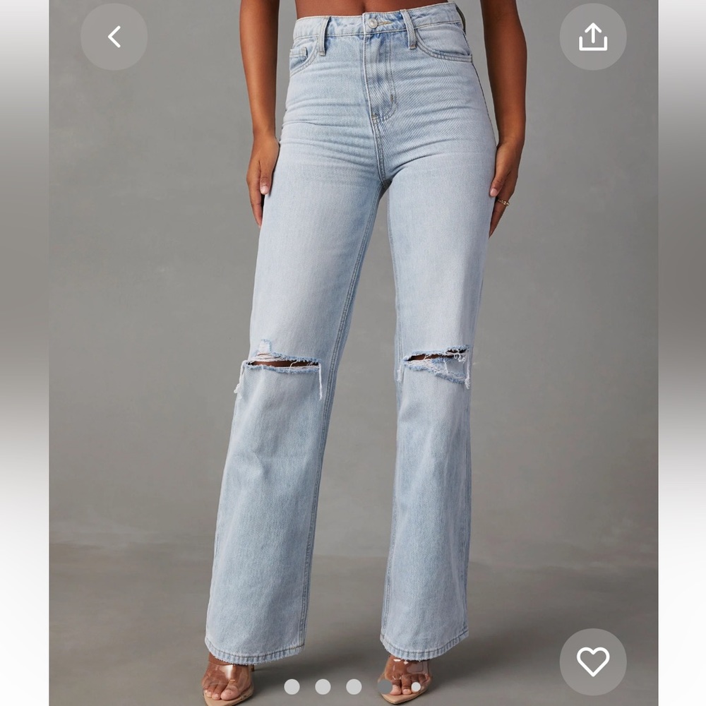 Vici High Rise 90s flare denim jeans